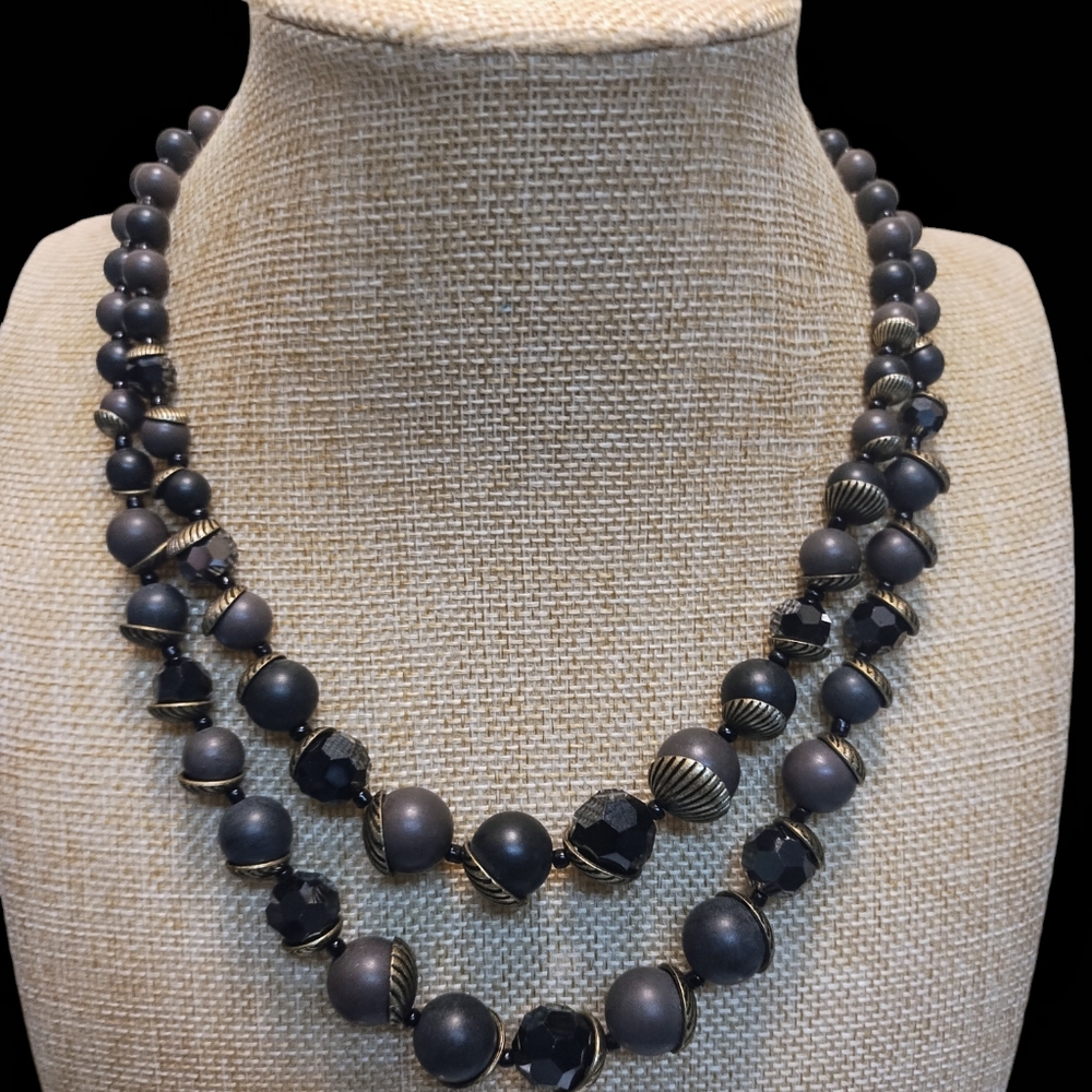 COPY - Premier Designs Necklace CROWD PLEASER 3 In 1 Necklace New In Bag - Picture 4 of 5